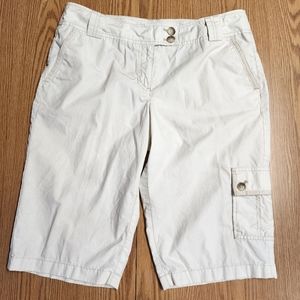 ANN TAYLOR Cargo Shorts Beige Size 10 C130